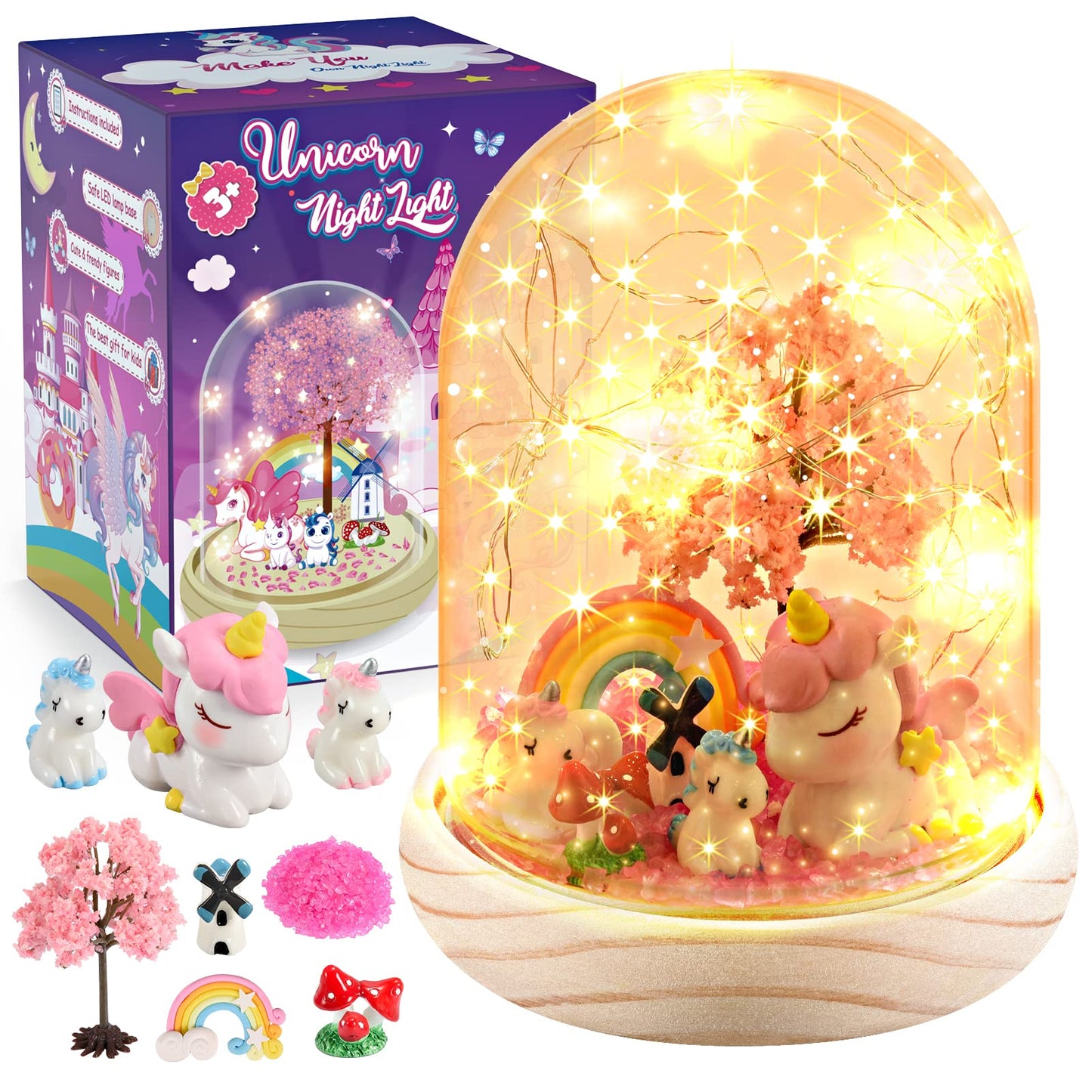 Dislocati Cadeau Enfant 4 5 6 7-10 Ans, Activité Manuelle Licorne Jouet Bricolage Cadeaux Licorne pour Filles Enfants Jouet Fille 4 5 6 7 8 Ans Cadeau Noel