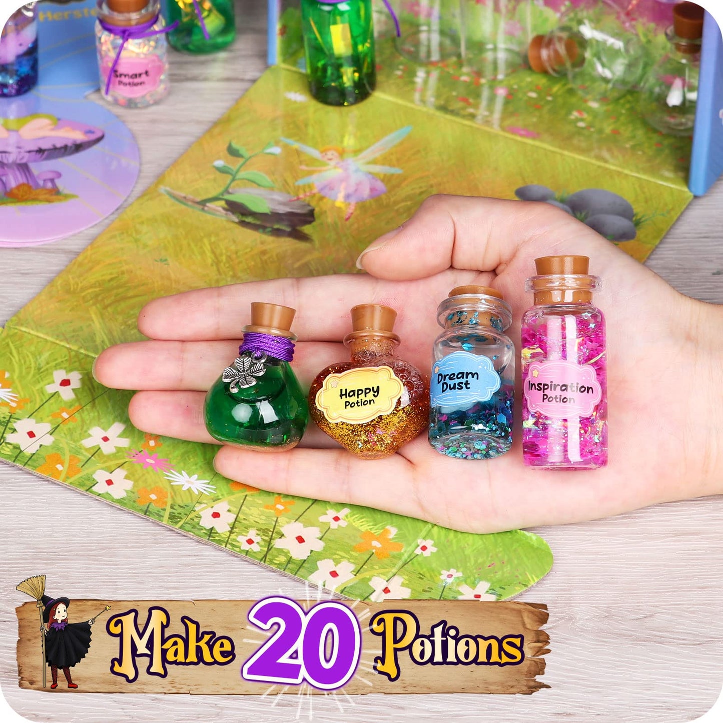 Mostof DIY Magic Potions Making Craft Kit, Kit de fabrication de potions de fées