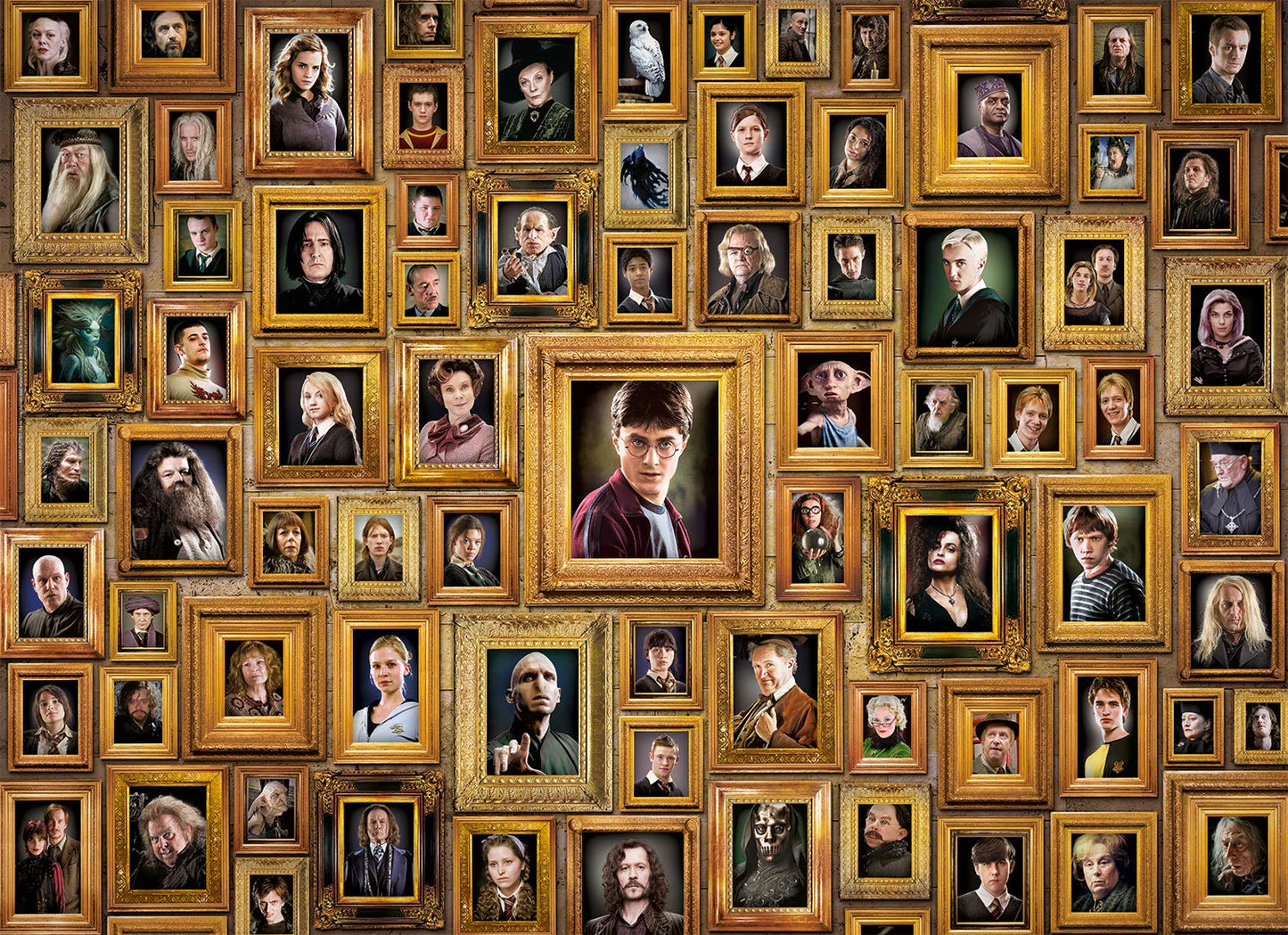 Clementoni - Collection Harry Potter - Puzzle Panoramique de 1000 pièces - Décoration Murale - Dimensions 69 x 50 cm - Fabriqué en Italie - À Partir de 10 ans - 61881