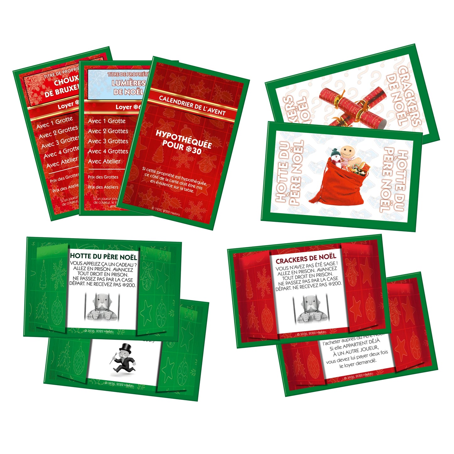 Winning Moves - Monopoly Noël - Jeu de société - Jeu de plateau - A partir de 8 ans - 2 à 6 joueurs - Version française