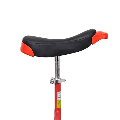 vidaXL Monocycle Ajustable Rouge 16 Pouces pour Enfants Monocycles Débutants