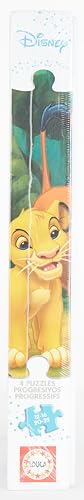 Educa - Animaux Disney. 4 Puzzles Enfant Progressifs, 12/16/20/25 pièces. Recommandé à partir de 3 Ans (18104)