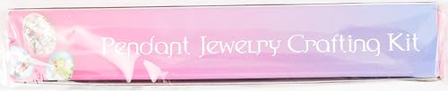 Kit Fabrication de Bijoux pour Filles. Bricolage Collier Pendentif et Bracelet Loisirs Créatifs avec de Perles de Verre et Charms - Loisir Creatif Enfant, Jouet, d'arts et Artisanat, Cadeau