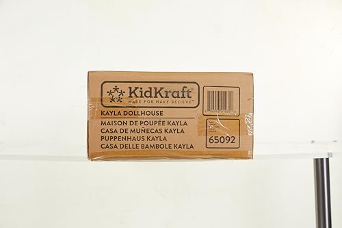 KidKraft Maison de Poupée en Bois Kayla incluant Accessoires et Mobilier, 3 Étages de Jeu pour Poupées 30 cm, Jouet Enfant dès 3 Ans, 65092, Exclusivité sur Amazon