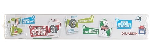 Dujardin – Mille Bornes Le Grand Classique – Jeu de société – Jeu de cartes – Atteignez les 1000 bornes en premier – A jouer en Famille ou entre Amis – 2 à 8 joueurs – Dès 6 ans