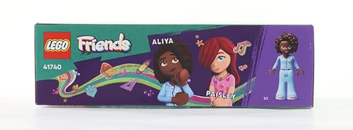 LEGO Friends 41740 La Chambre d’Aliya, Jouet pour Filles et Garçons, Soirée Pyjama, à Collectionner, avec Figurine Paisley et Aira Le Chiot, Enfants 6 Ans
