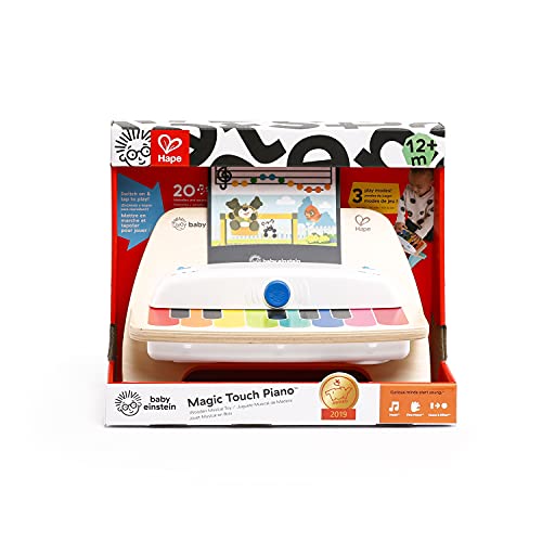 Baby Einstein, Hape Magic Touch, jouet musical en bois, 3 partitions et 6 chansons incluses, à partir de 12 mois