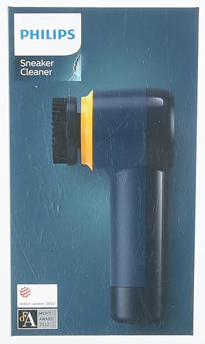Philips Sneaker Cleaner - Nettoyeur de Baskets - Kit de Nettoyage Chaussure, 3 Brosses Incluses, Bleu (GCA1000/60)
