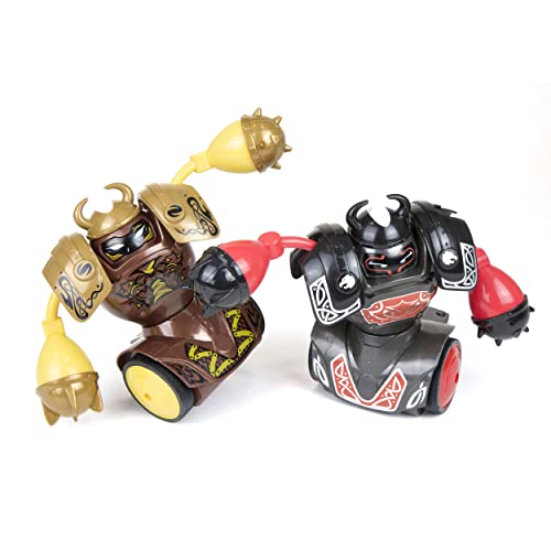 Silverlit - YCOO - Pack 2 Robots Kombat Viking Télécommandé - Jouet pour Enfant dès 5 Ans - Facile à déballer-14cm- Avance Et Frappe Ton Adversaire pour Le Mettre au Sol -Emballage Ecologique
