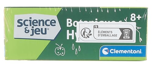 Clementoni - Science & Jeu : Laboratoire Botanique et Hydroponie - Inclus Argile Expensée + Pots Spéciaux - Culture Hydroponique - Méthodes de Culture des Plantes - 15 x 5.5 x 21cm - 7+ - 52347