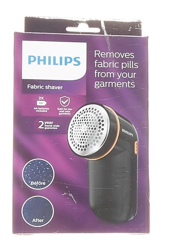 Philips GC026/80 Rasoir Anti-Bouloche et Anti-Peluche - Noir et Or