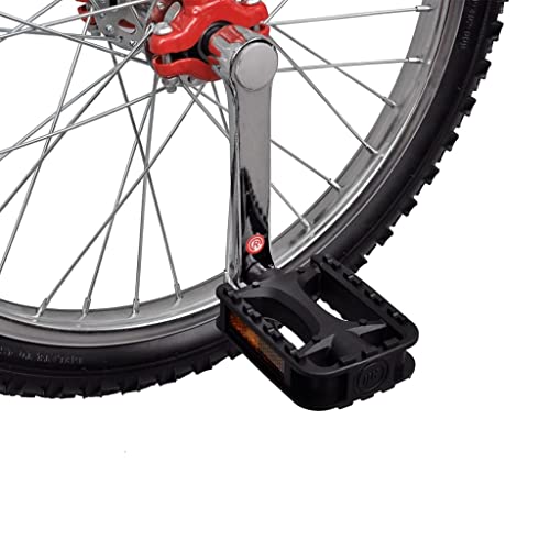 vidaXL Monocycle Ajustable Rouge 16 Pouces pour Enfants Monocycles Débutants