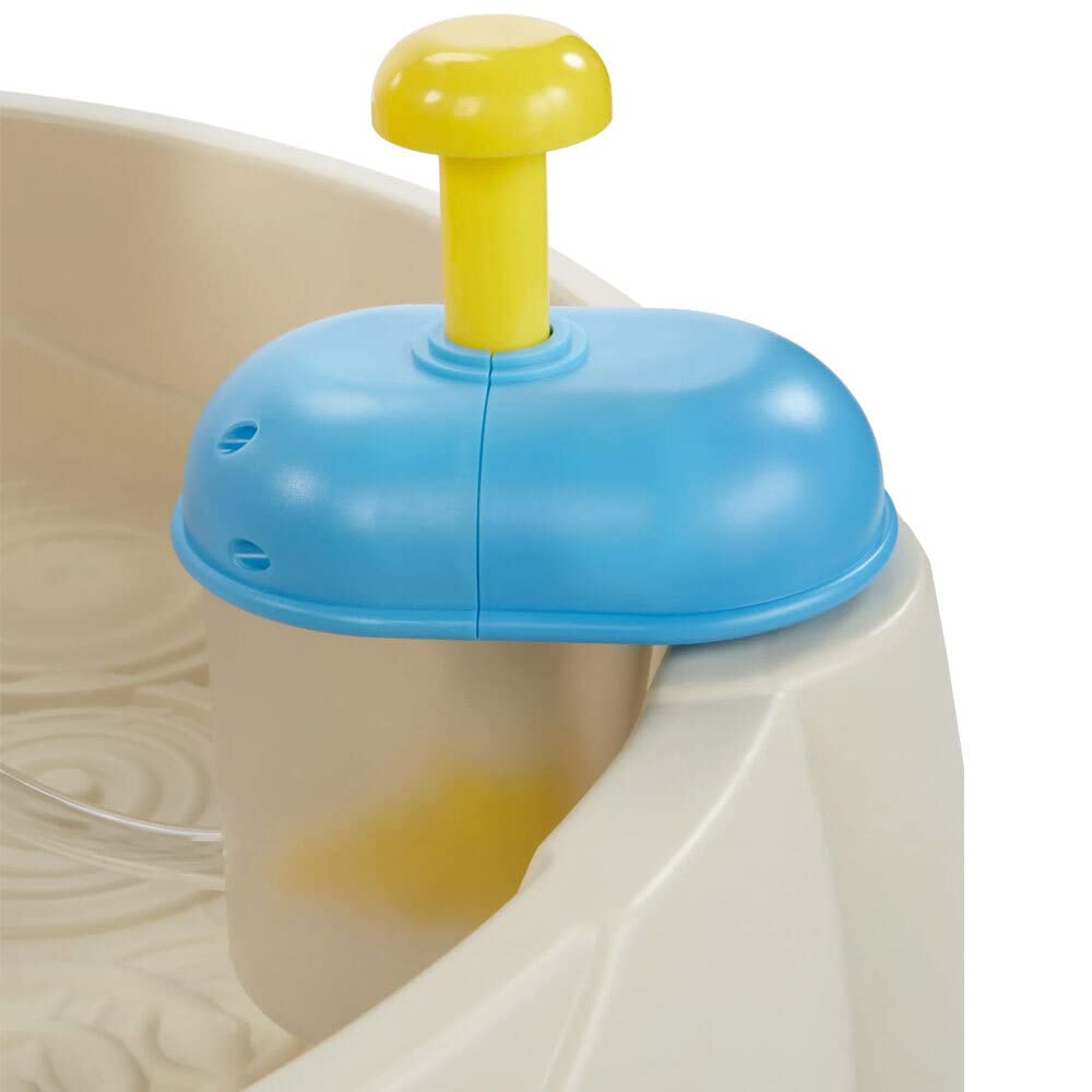 Little Tikes Fountain Factory Table de jeux aquatique – Jouet d’extérieur, table sécurisée & portable – Jouet sensitif de plein air, encourage les créatifs, pour les enfants de 24 mois et +