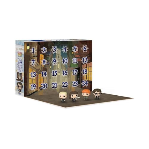 Funko Advent Calendar: Harry Potter - Rubeus Hagrid- Calendrier de L'avent - 24 Jours de Surprise - Mini-figurine en Vinyle à Collectionners - Boîte Mystère - Idée de Cadeau