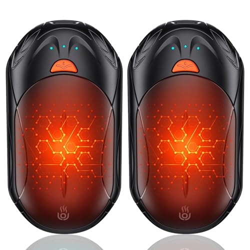 2 Packs Chauffe Main Réutilisable, Rechargeable (USB)