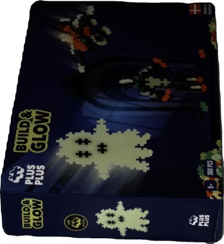 Plus PLUS-PP3808 go PLUS PLUS- Kit création 360 pièces-Jeu de construction-PP3808, Simple, PP3808, Neon,Phosphorescent
