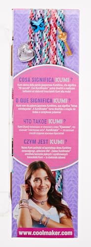 COOL MAKER - KUMI KREATOR 3 EN 1 - Machine Création 2 Colliers & 5 Bracelets - Utilisation Simple En Sécurité - Tendance Fun & Facile - Accessoires Inclus - Jouet Enfant 8 Ans et + - Loisirs Créatifs