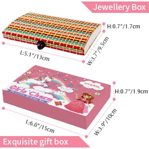HYASIA Licorne 5-12 Ans Enfant Jouet, Pandora 5+ Ans, Charms Bracelet Kit Fabrication Creation Bijoux Calendrier de l'avent Fille, Idée Cadeau Anniversaire Fille