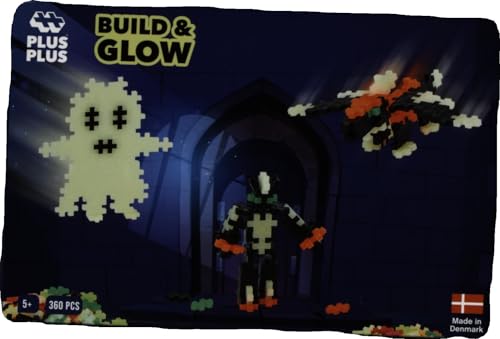 Plus PLUS-PP3808 go PLUS PLUS- Kit création 360 pièces-Jeu de construction-PP3808, Simple, PP3808, Neon,Phosphorescent