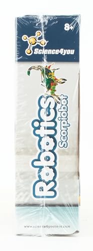 Science4you-Robotics Scorpiobot, Kit Construire de 161 pièces 8 Ans-Monter Un Robot Interactif pour Enfants Construction Activites Manuelles, Jeu STEM, 80002226, Multicolore