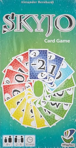 SKYJO, de Magilano - Le Tout Nouveau Jeu de Cartes/de société pour Les Petits et Les Grands pour se divertir et Passer des soirées Amusantes avec des Amis et en Famille