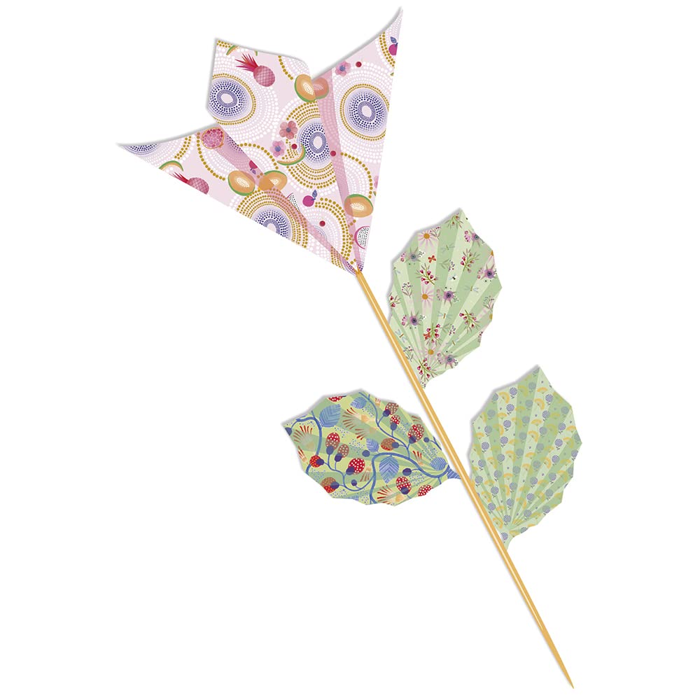 Janod - Origami Delightful Decoration - Les Ateliers du Calme - Childrens Creative Leisure Kit - Encourages Creativity - Suitable for ages 10 and up - J07887