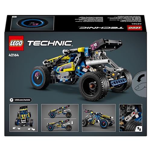 LEGO Technic Le Buggy Tout-Terrain de Course, Véhicule de Rallye, Jouet de Construction de Voiture de Course, Cadeau pour Garçons et Filles Dès 8 Ans 42164