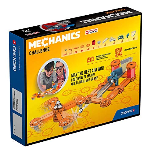 Geomag Mechanics Gravity 771, Challenge, Jeu de Construction, 95 Pièces