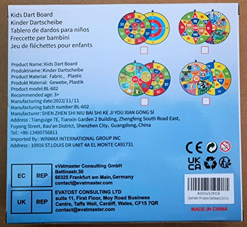 Jeux flechette Enfant, Exterieur, intérieur/extérieur 3-12 Ans (65cm）
