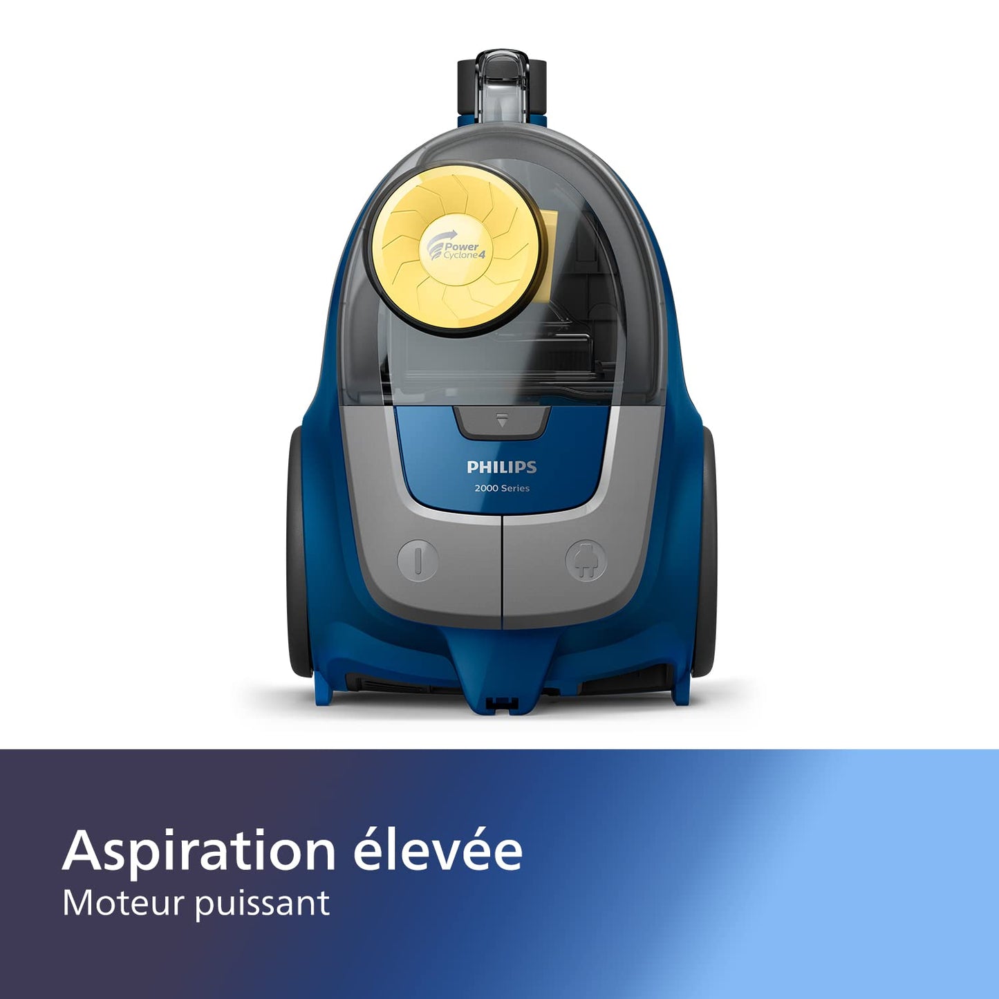 Philips Série 2000 Aspirateur sans Sac - 850 W avec Filtre à Air Super Clean et Brosse Multi-Usage (XB2125/09)