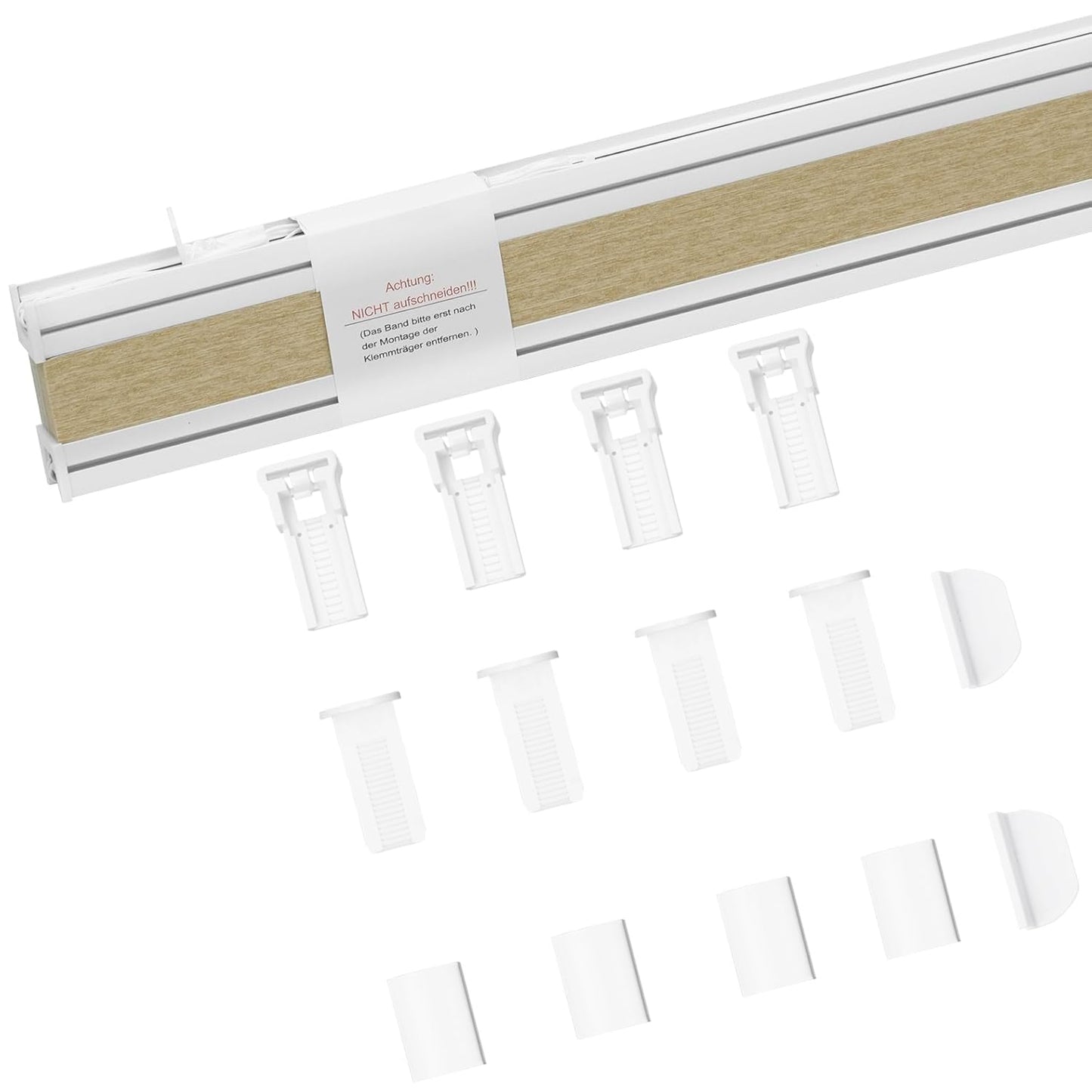 Store nid d'abeille sans perçage, occultant beige