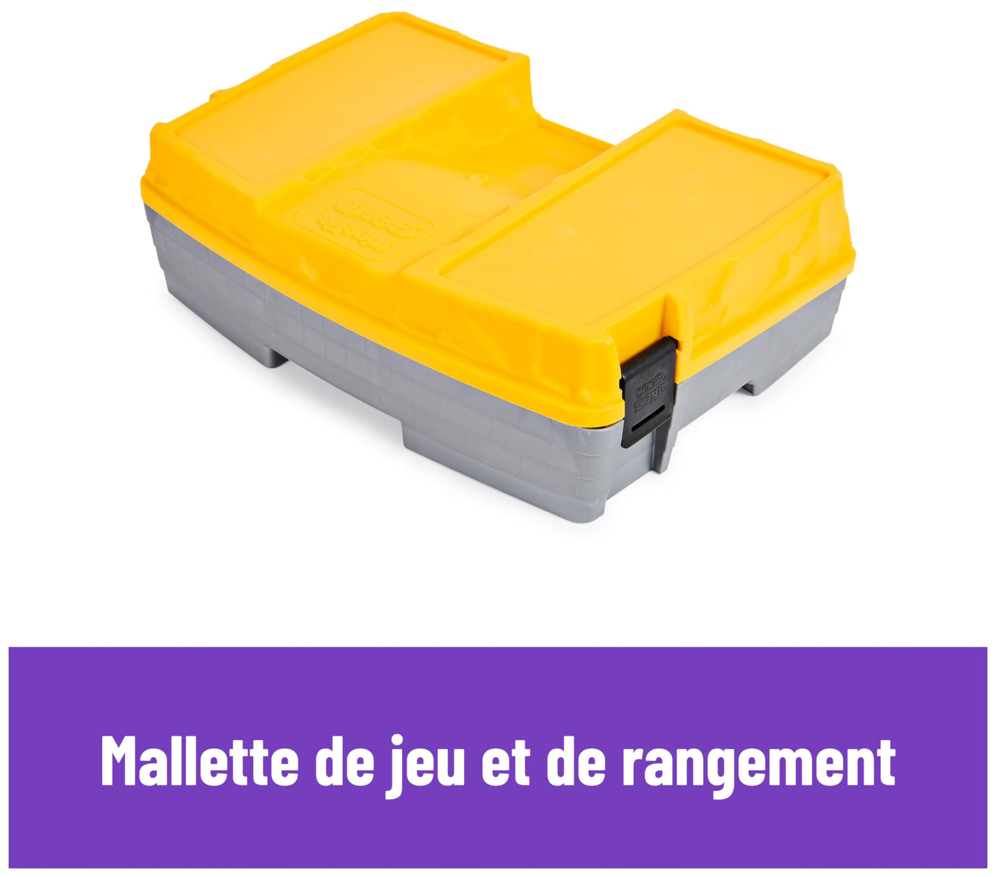 Kinetic Sand Sable Magique - Mallette DE Construction 907 G + 3 Accessoires - Emportez Votre Sable À Modeler Partout & Sculptez Vos Créations comme De La Pâte À Modeler - Jouet Enfant 3 Ans Et +