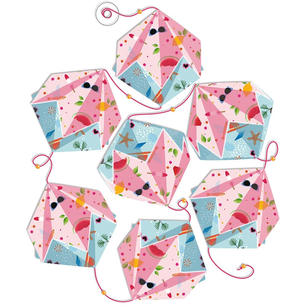 Janod - Origami Delightful Decoration - Les Ateliers du Calme - Childrens Creative Leisure Kit - Encourages Creativity - Suitable for ages 10 and up - J07887