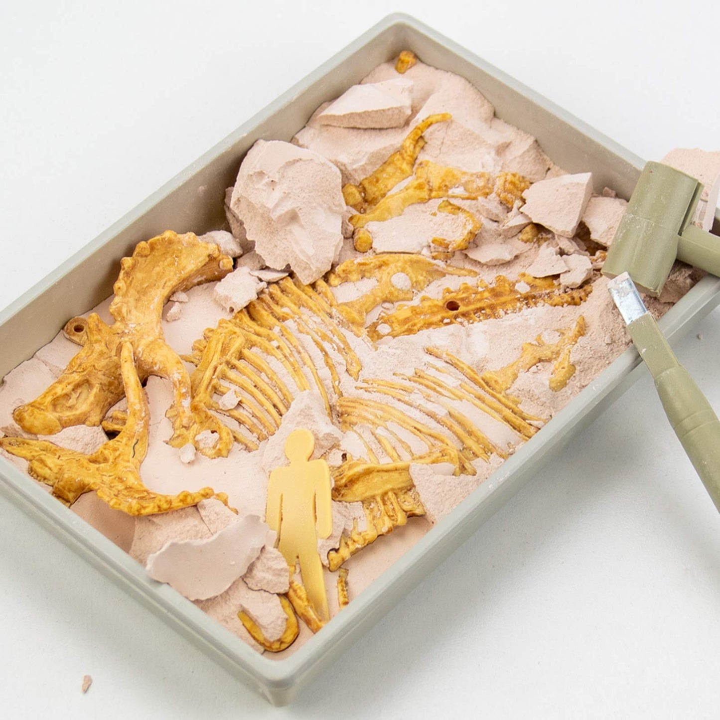 Science4you Triceratops, Kit de Fouille pour Enfants +6 Ans - Excaver et Assembler 10 Fossiles de Dinosaure. Jeux de Paléontologie et Archeologie, Jouet et Cadeau pour Enfants 6 7 8 9 10+ Ans
