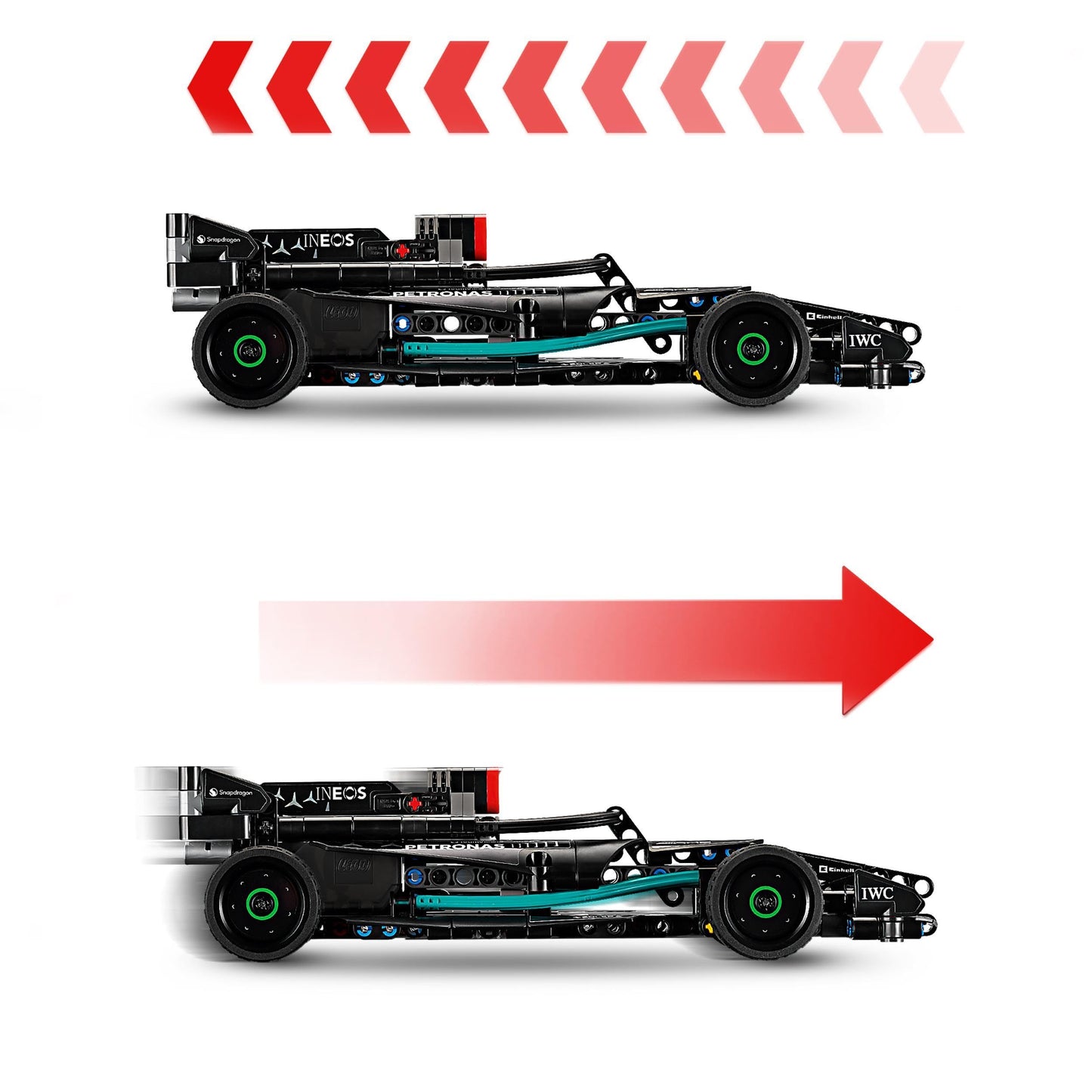 LEGO Technic Mercedes-AMG F1 W14 E Performance Voiture de Course Jouet pour Enfants, Garçons et Filles Dès 7 Ans, Modèle à Rétrofriction, Décoration pour Chambre, Idée Cadeau d'anniversaire 42165