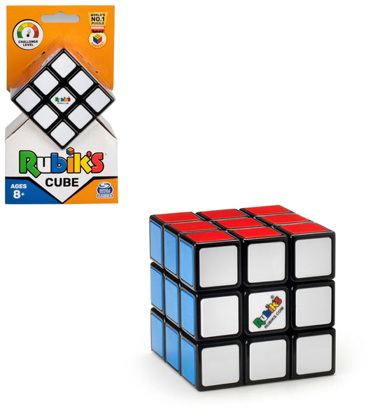 RUBIK'S CUBE 3X3 - Jeu Casse-Tête Adulte Et Enfant - Rubik’s Cube Magique - Puzzle 3x3 Original Correspondance Couleurs - Puzzle Résolution de Problème - Casse-tête Enfant - Jeu Enfant 8 Ans et +