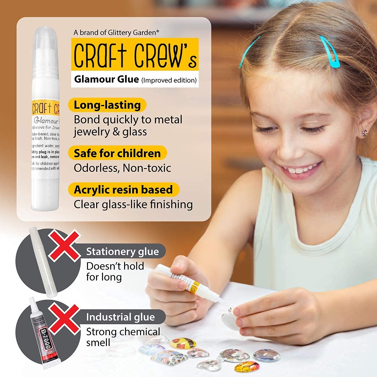 Kit Fabrication de Bijoux pour Filles. Bricolage Collier Pendentif et Bracelet Loisirs Créatifs avec de Perles de Verre et Charms - Loisir Creatif Enfant, Jouet, d'arts et Artisanat, Cadeau