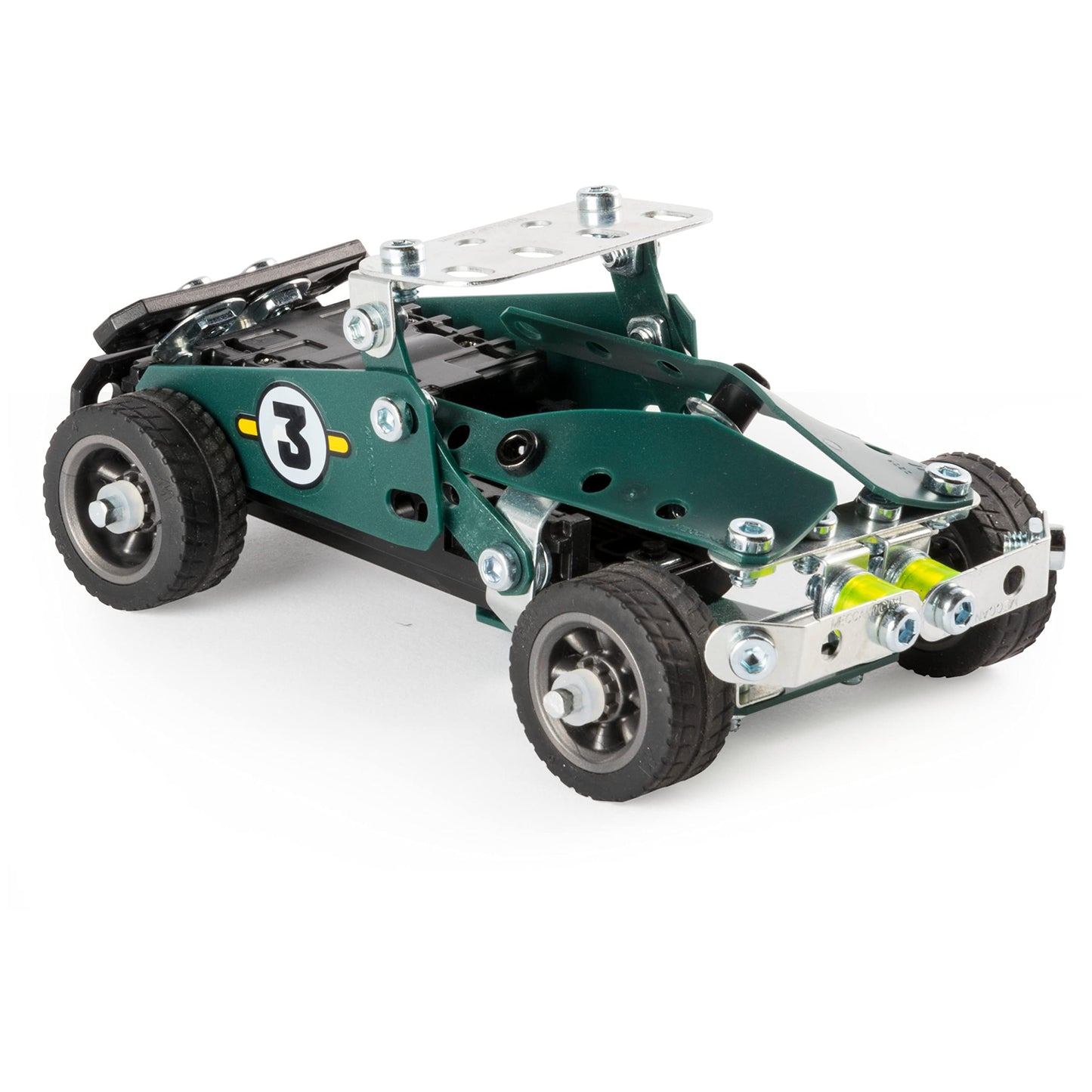 MECCANO - Cabriolet Retro Friction 5 MODÈLES - Coffret Inventions avec 174 Pièces, 1 Moteur Rétro Friction Et 2 Outils - Jeu de Construction Jouet Enfant 8 Ans et +