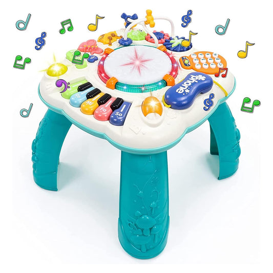 Jouet Bebe 1 an - Table Activité Bébé 6 en 1 Jouet Enfant Jeux Bebe 1 2 3 Ans Fille Garçon Table d'Activité Musicale Bebe Jouet Eveil Éducatif Cadeau pour Enfant