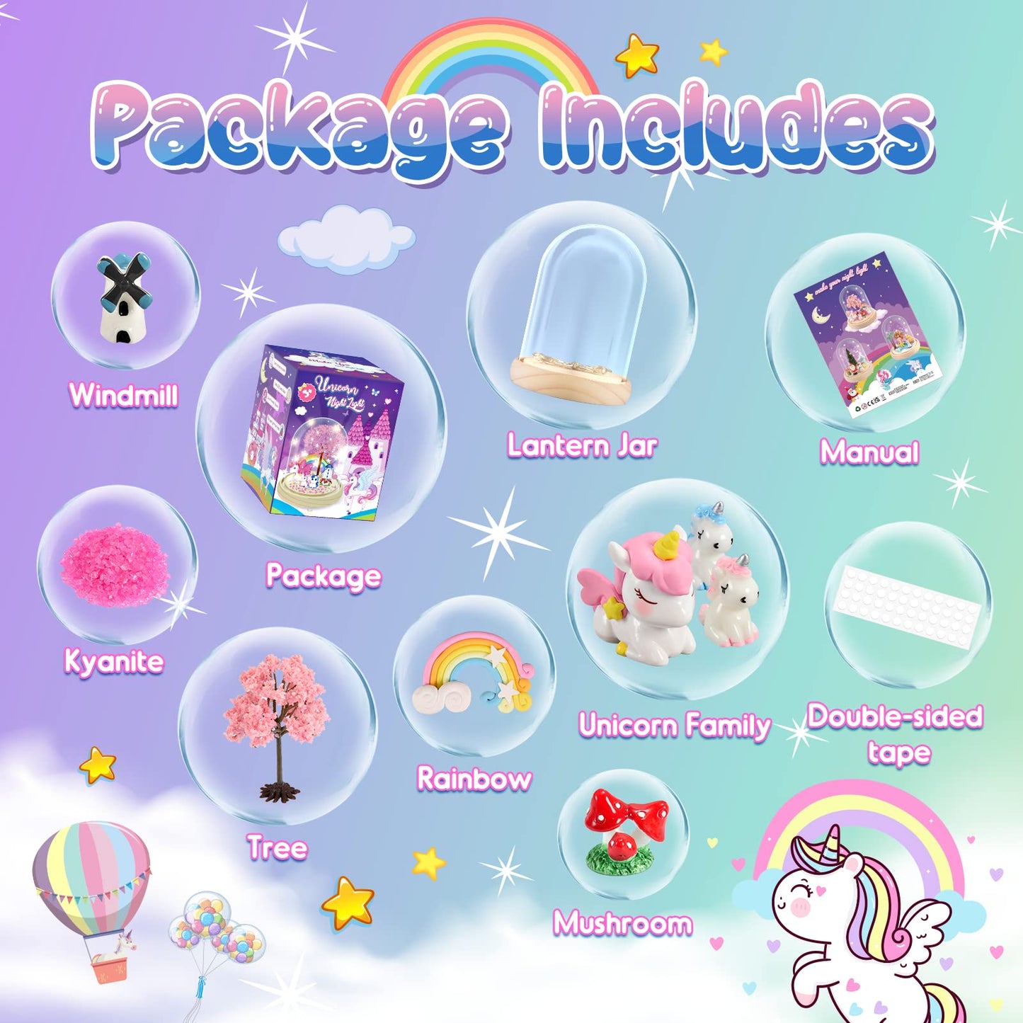 Dislocati Cadeau Enfant 4 5 6 7-10 Ans, Activité Manuelle Licorne Jouet Bricolage Cadeaux Licorne pour Filles Enfants Jouet Fille 4 5 6 7 8 Ans Cadeau Noel