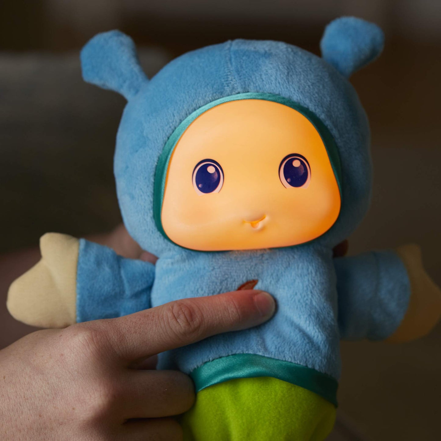 Playskool - Veilleuse Luciole Petite Luxi bleue - Jouet peluche nouveau né - Jouet bébé - Exclusivité Amazon