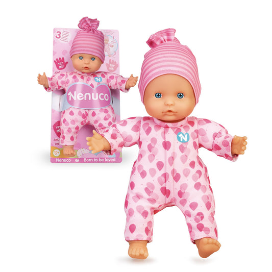 Nenuco Famosa NFN85000 Poupée Souple 3 Fonctions pour Enfants à partir de 10 Mois