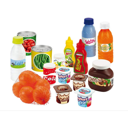 Jouets Ecoiffier - 2644 - Pack Drive 100 % Chef - Imitations d'aliments pour enfants - 20 pièces - Dès 18 mois - Fabriqué en France