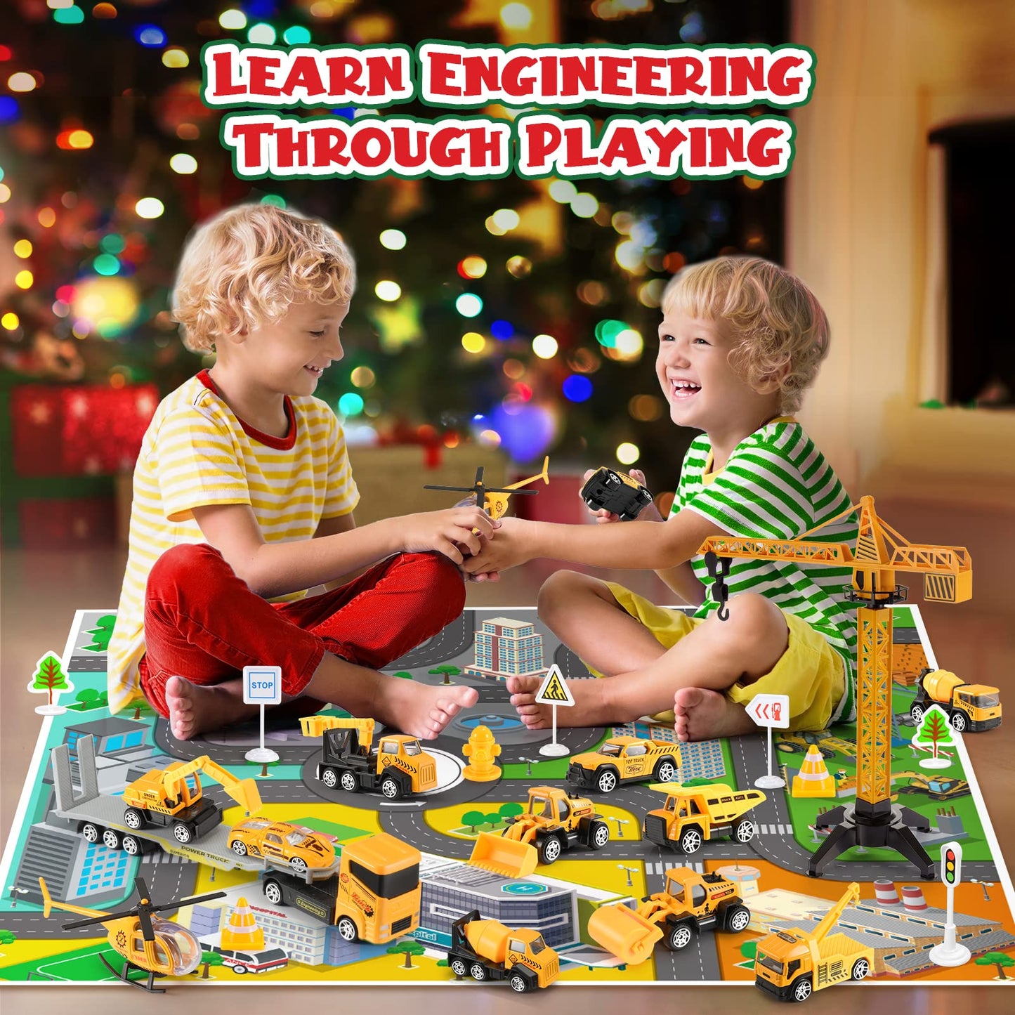 EUCOCO Calendrier De L'avent 2024 Voiture, Jouet Enfant 2 3 4 5 6 Ans Voiture Enfant 2-6 Ans Garçon Cadeau Garcon 2-6 Ans Petite Voiture Enfant 2-6 Ans Cadeau Anniversaire 2-6 Ans Garcon