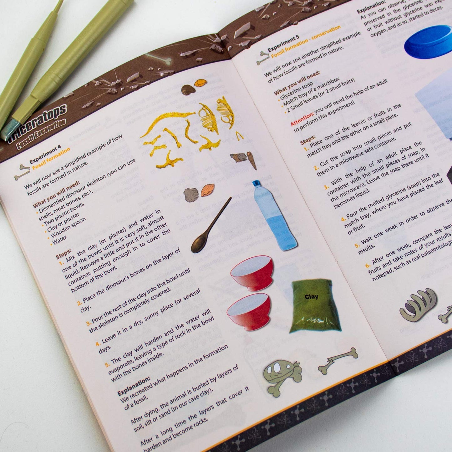 Science4you Triceratops, Kit de Fouille pour Enfants +6 Ans - Excaver et Assembler 10 Fossiles de Dinosaure. Jeux de Paléontologie et Archeologie, Jouet et Cadeau pour Enfants 6 7 8 9 10+ Ans