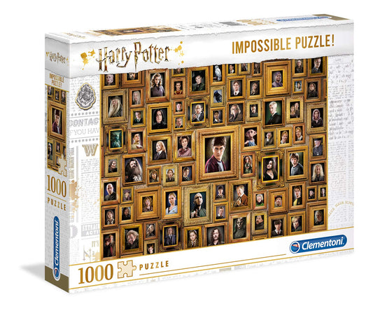 Clementoni - Collection Harry Potter - Puzzle Panoramique de 1000 pièces - Décoration Murale - Dimensions 69 x 50 cm - Fabriqué en Italie - À Partir de 10 ans - 61881