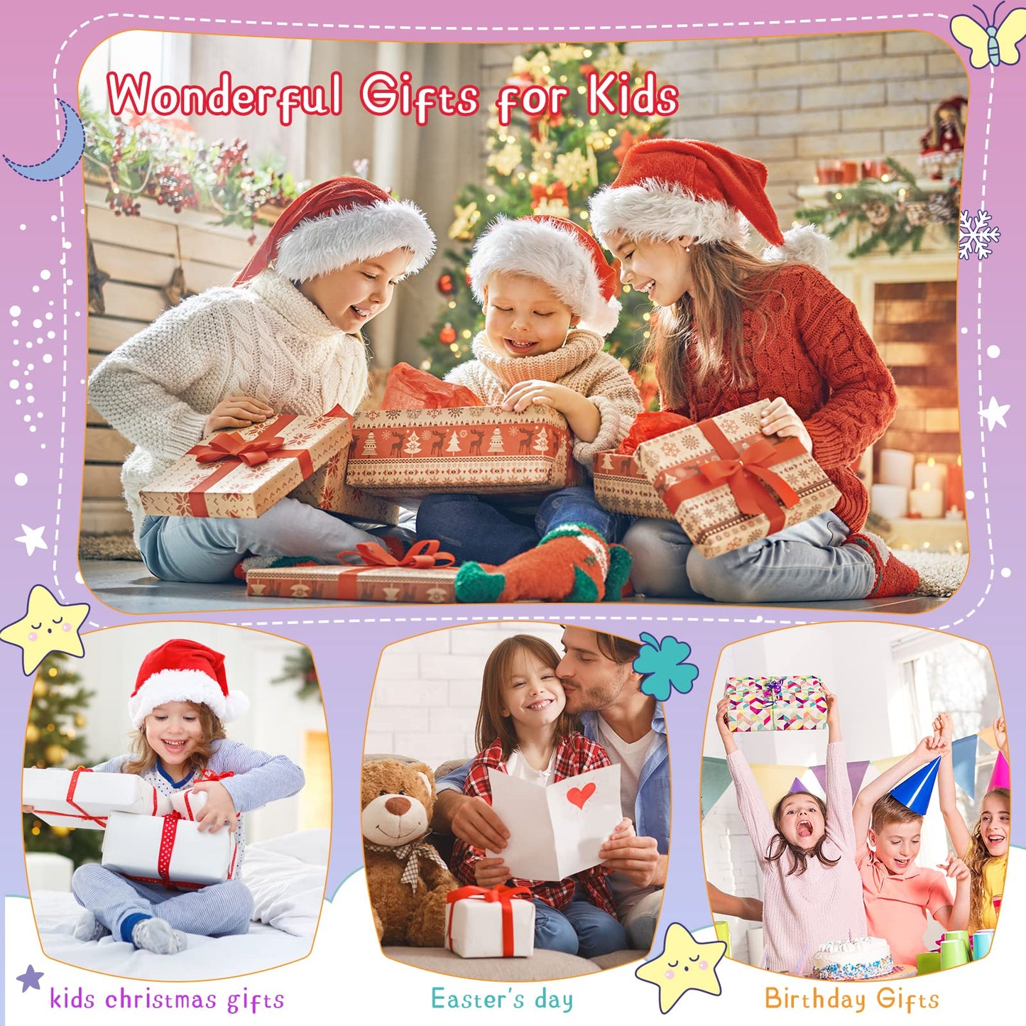 HYASIA Licorne 5-12 Ans Enfant Jouet, Pandora 5+ Ans, Charms Bracelet Kit Fabrication Creation Bijoux Calendrier de l'avent Fille, Idée Cadeau Anniversaire Fille