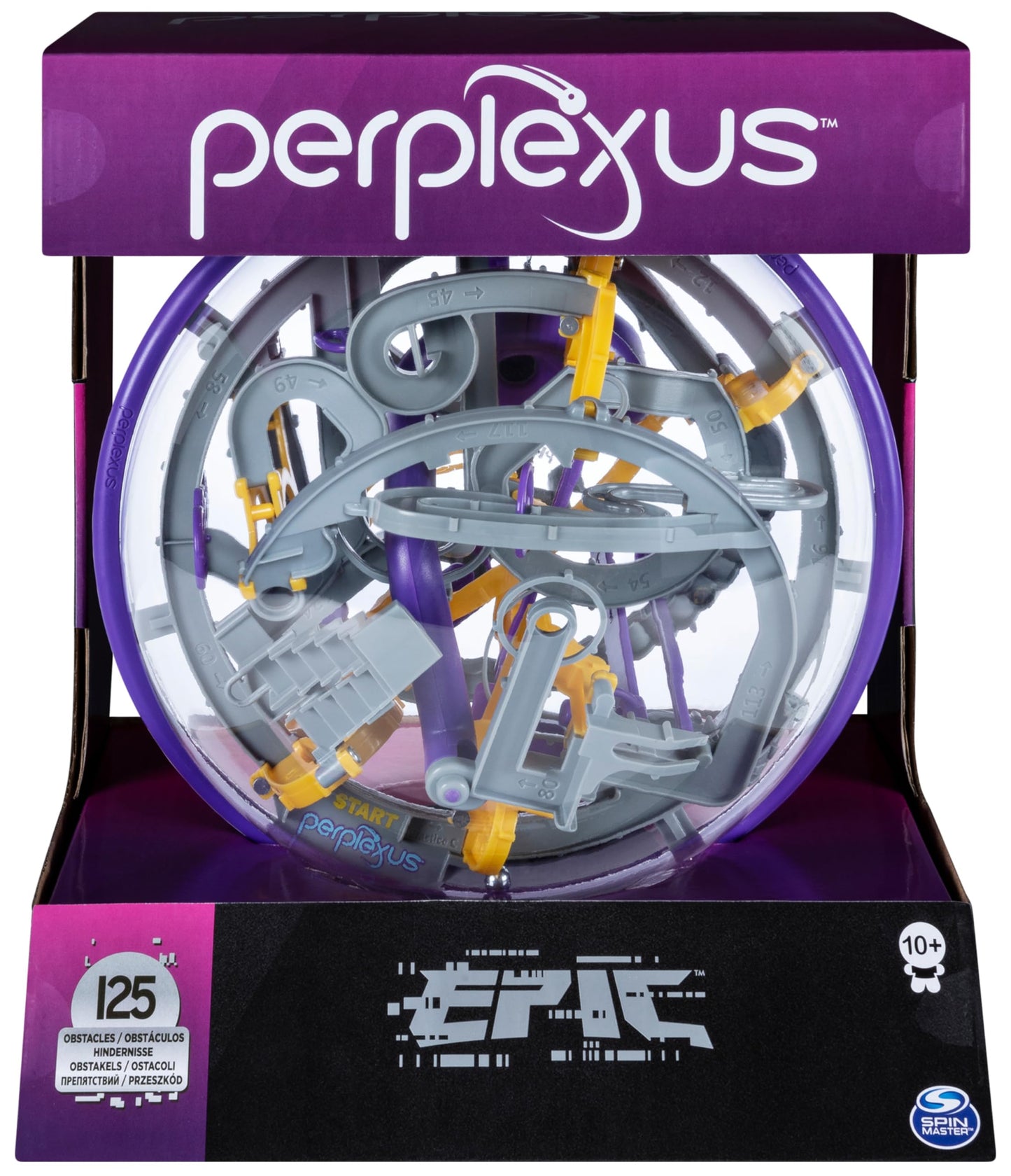 PERPLEXUS - PERPLEXUS EPIC - Labyrinthe Parcours 3D Epic Avec 125 Défis - Jouet Perplexus - Labyrinthe 3D - Jeu d'Action et Réflexe - Casse tete enfant - Vertus Pédagogiques- Jouet Enfant 10 Ans et +