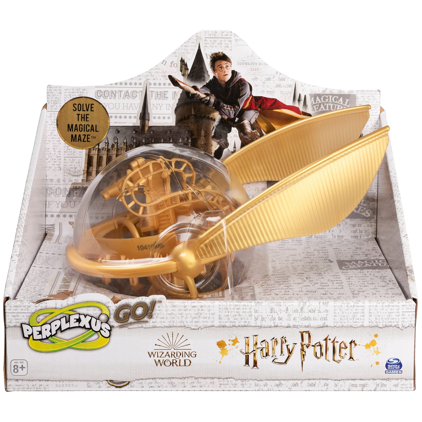 PERPLEXUS - HARRY POTTER VERSION VIF D'OR - Parcours Labyrinthe 3D 30 Défis - Jouet Perplexus Harry Potter - Jeu d'Action et Réflexe - Casse tete enfant - Vertus Pédagogiques - Jeu Enfant 8 Ans et +