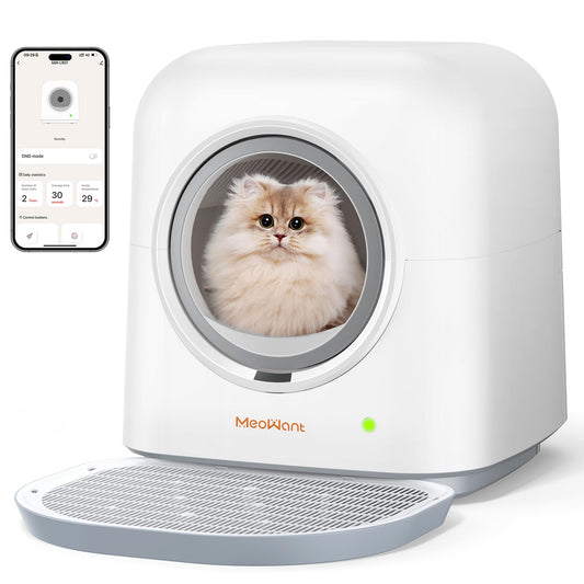 MeoWant Bac à Litière Autonettoyant pour Chat